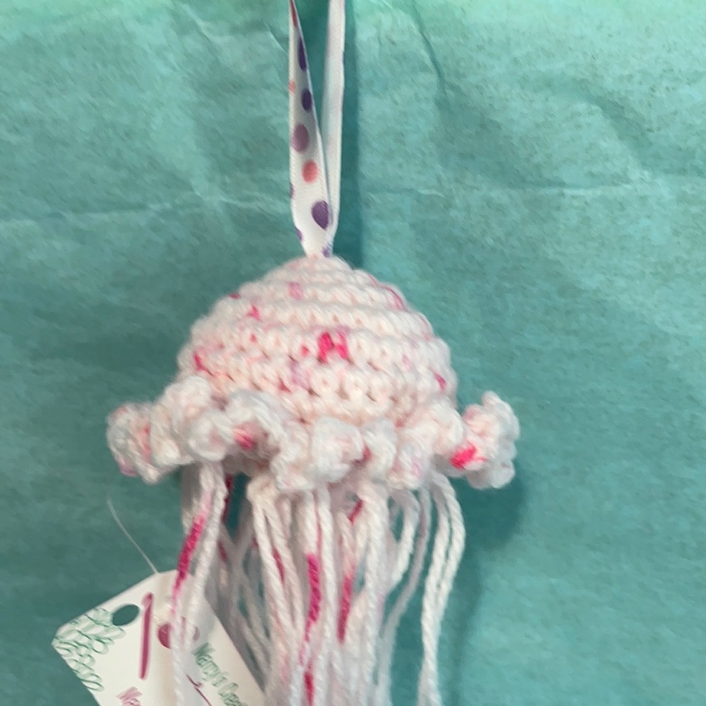 Jellyfish keychain or any type of decoration. Handcrafted with love ❤️